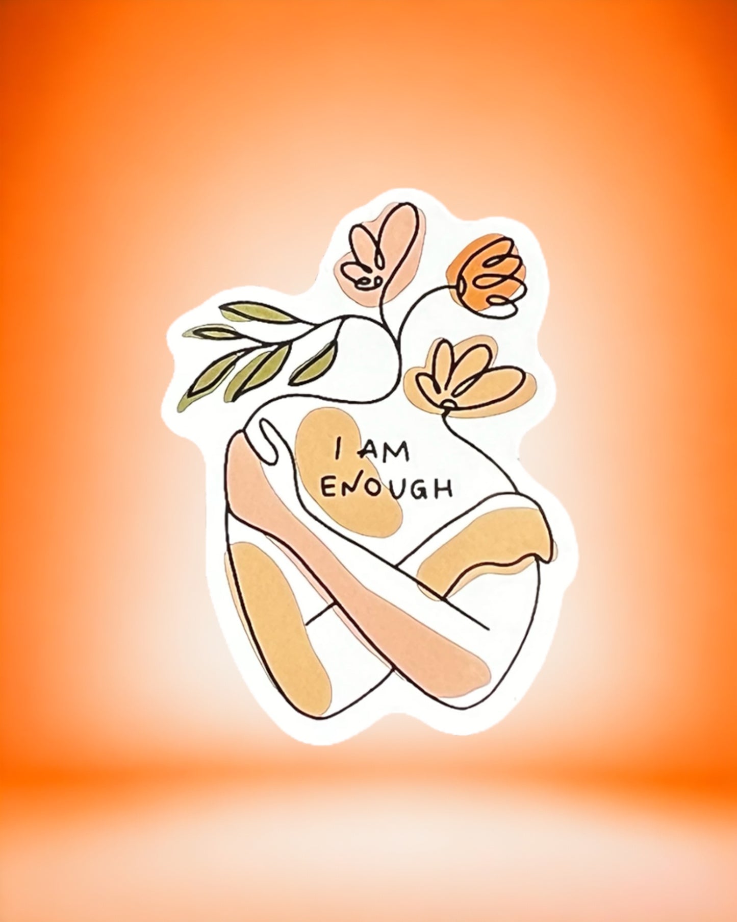 I am Enough Sticker