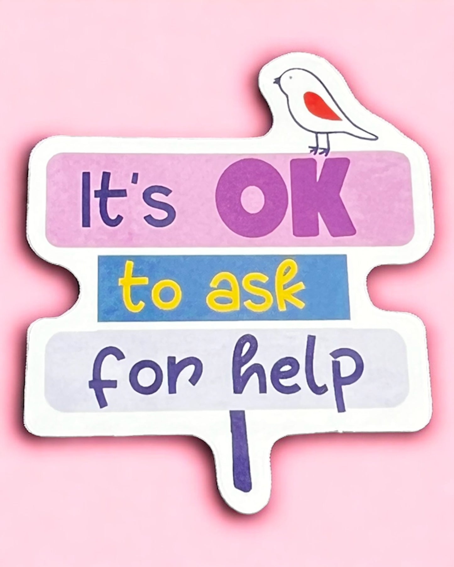 Ask for help sticker