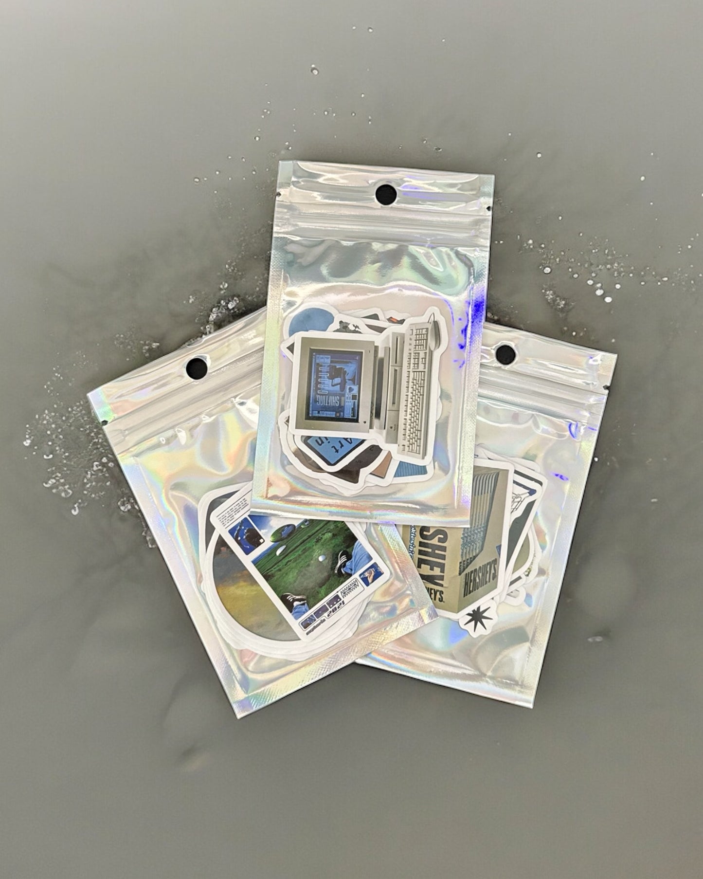 10 Retro Stickers Pack