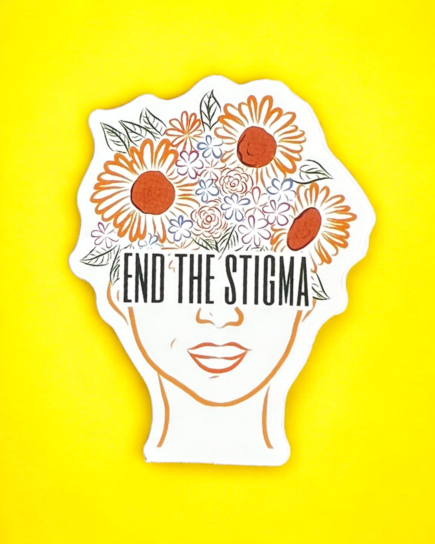 End the stigma sticker