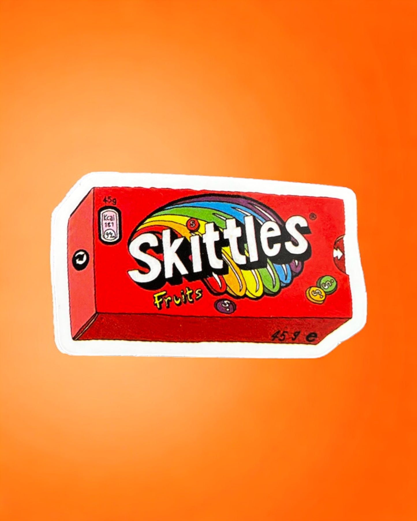 Skittles box Sticker