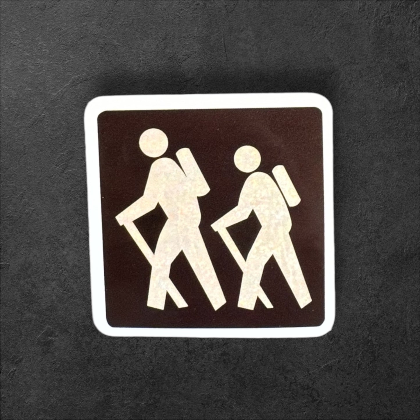 Lets Hike Sticker