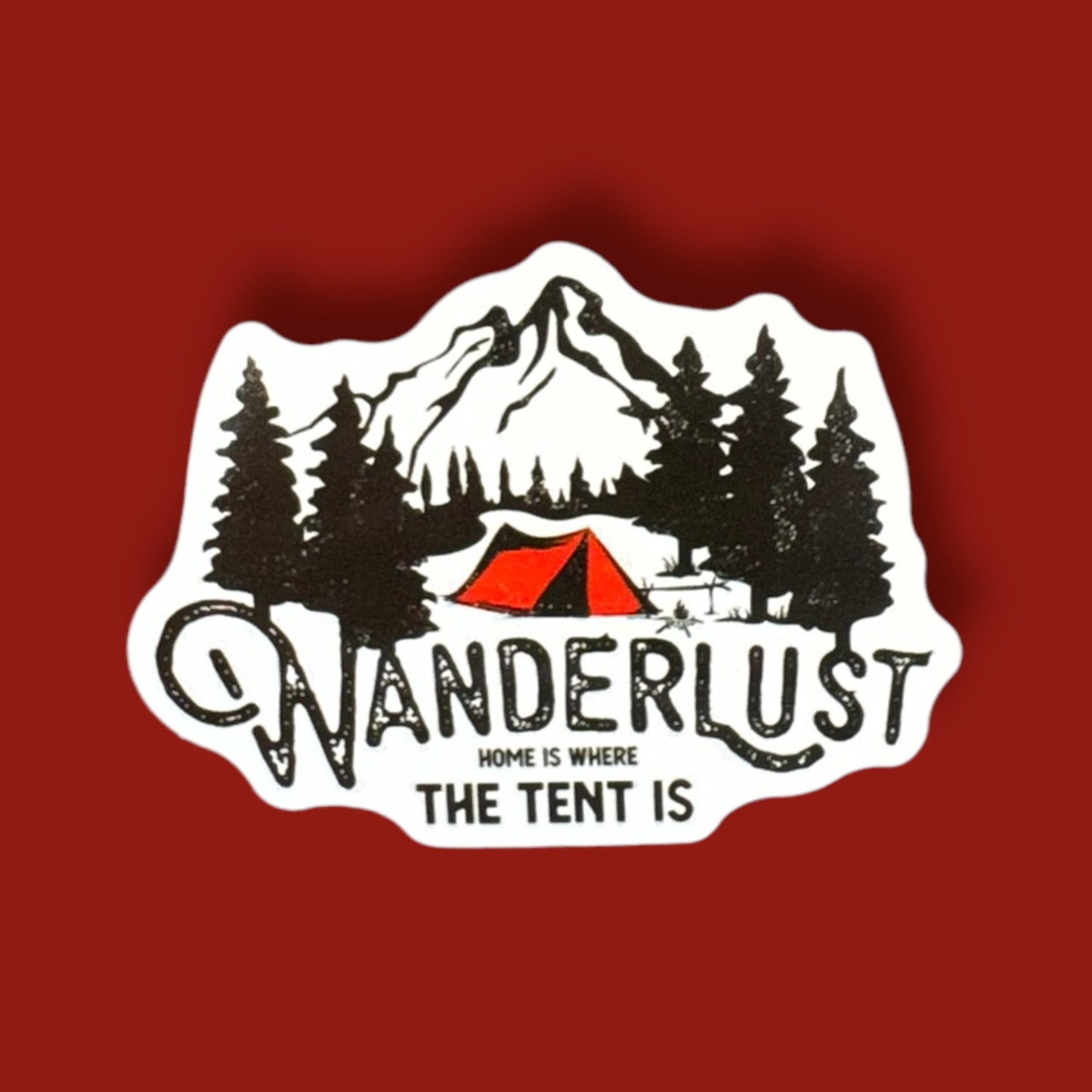 Wanderlust sticker