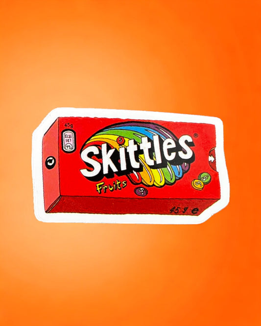 Skittles box Sticker