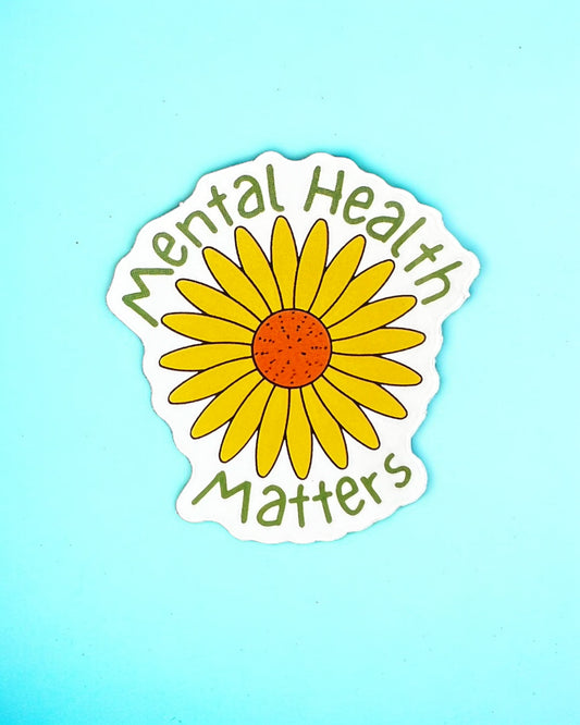 Mental health matters sticker