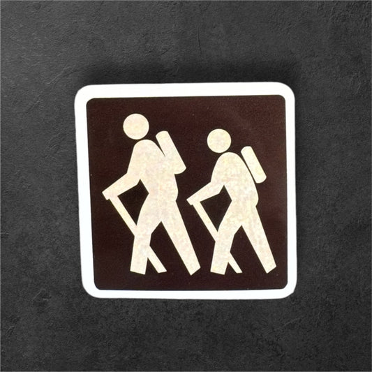 Lets Hike Sticker