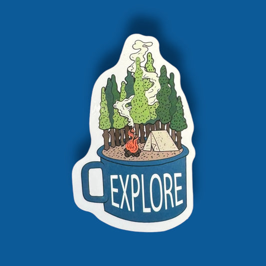 Explore sticker